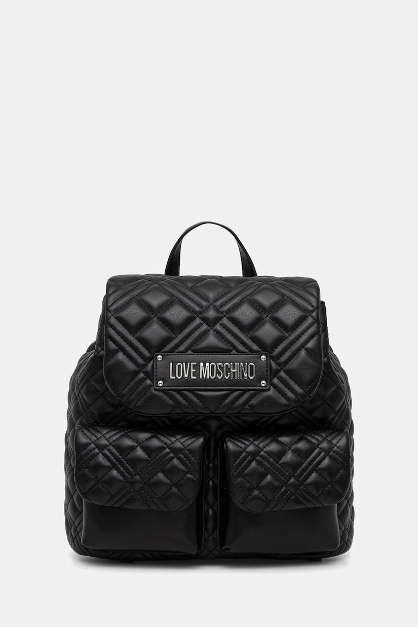 Love Moschino rucsac culoarea negru, mic, JC4119PP0NLA000B