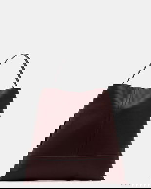 AllSaints poșetă de piele ASHA culoarea roșu, W400XC