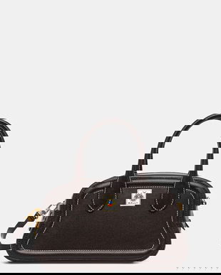 Bally poșetă de piele culoarea negru, WAS02L