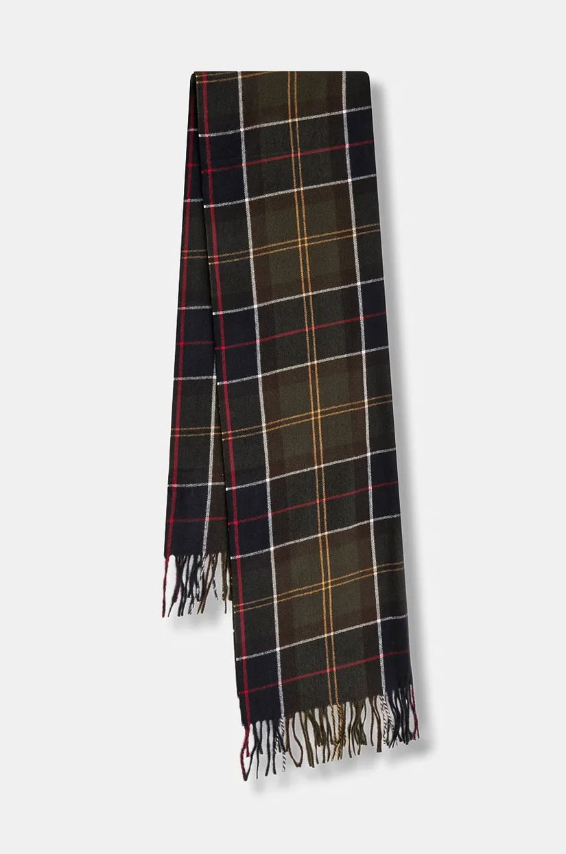 Barbour fular culoarea bordo, cu imprimeu, LSC0426