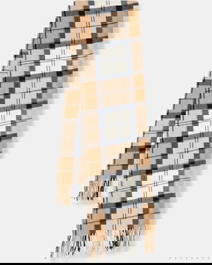 Barbour fular culoarea bordo, cu imprimeu, LSC0426