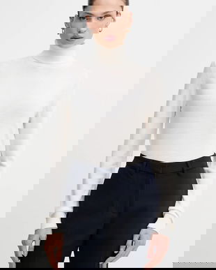 Sisley pulover culoarea maro, light, cu guler, 11BAM201C