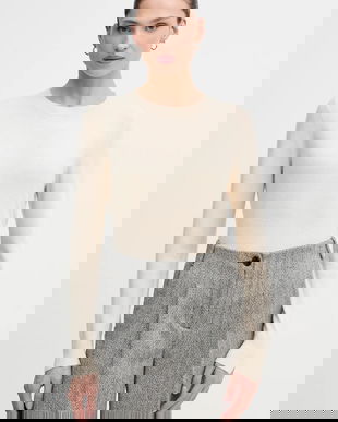 Sisley pulover culoarea bej, light, 102HM100F