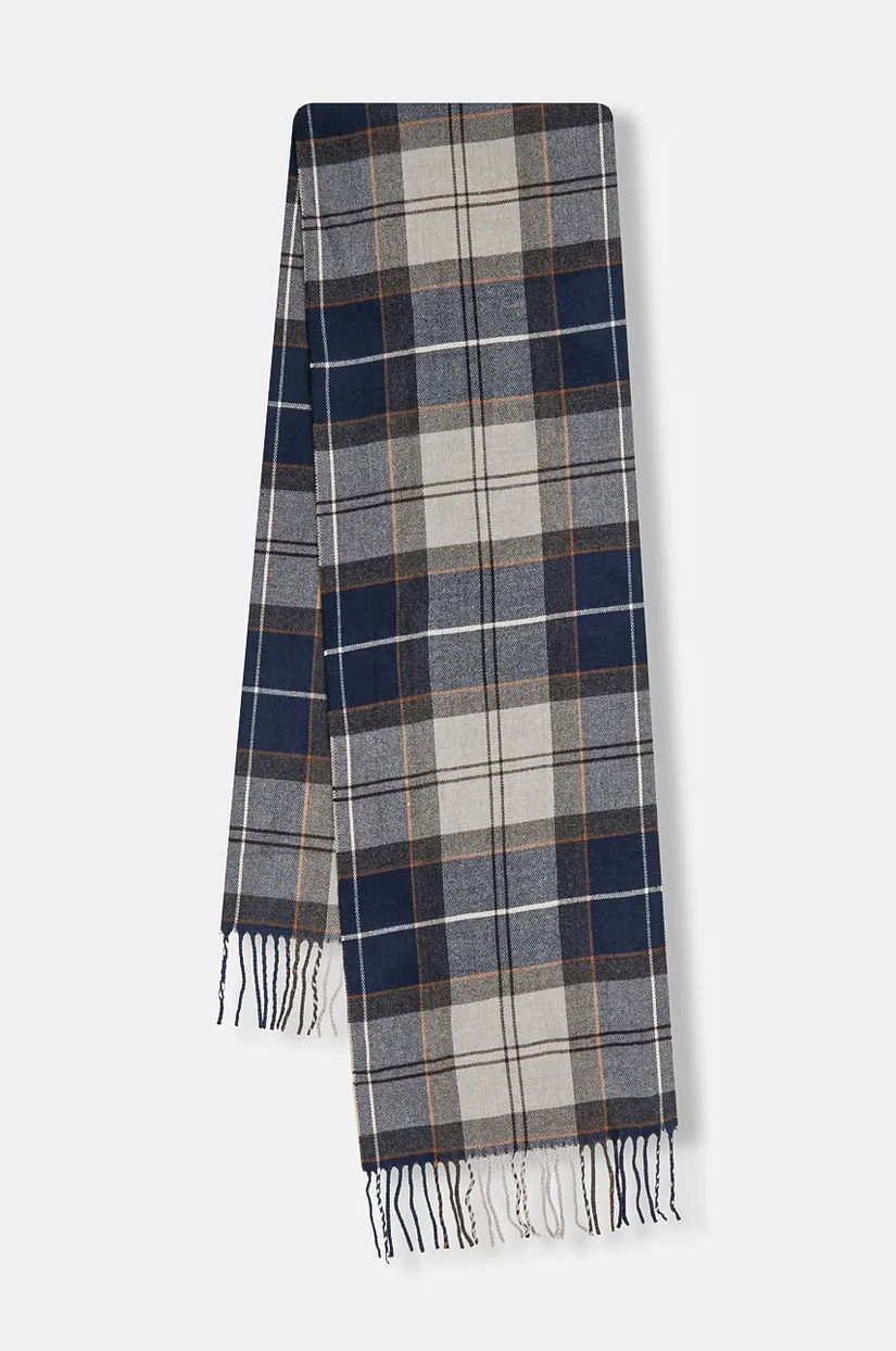 Barbour fular Galingale culoarea bordo, cu imprimeu, USC0300