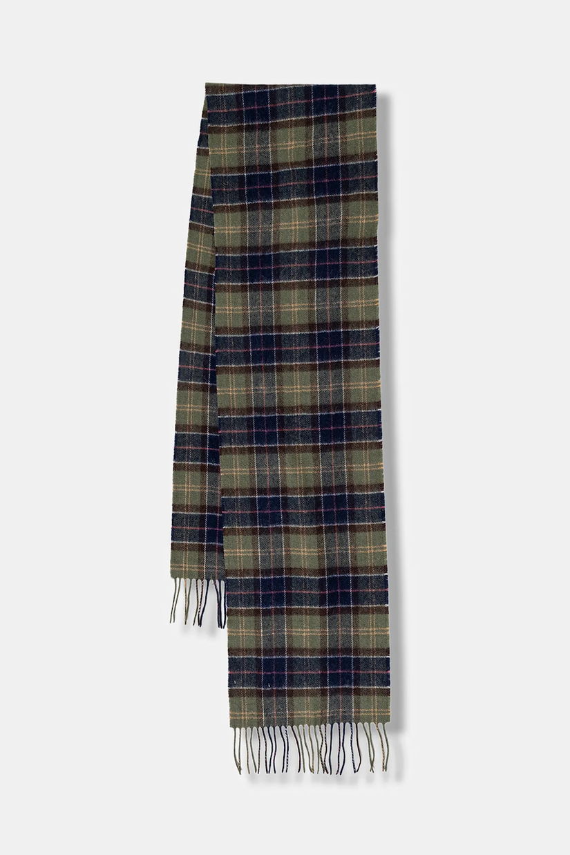 Barbour eșarfă de lână uni, USC0001