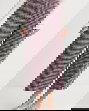 United Colors of Benetton pantaloni fason culottes, high waist, 44BWDF0AA