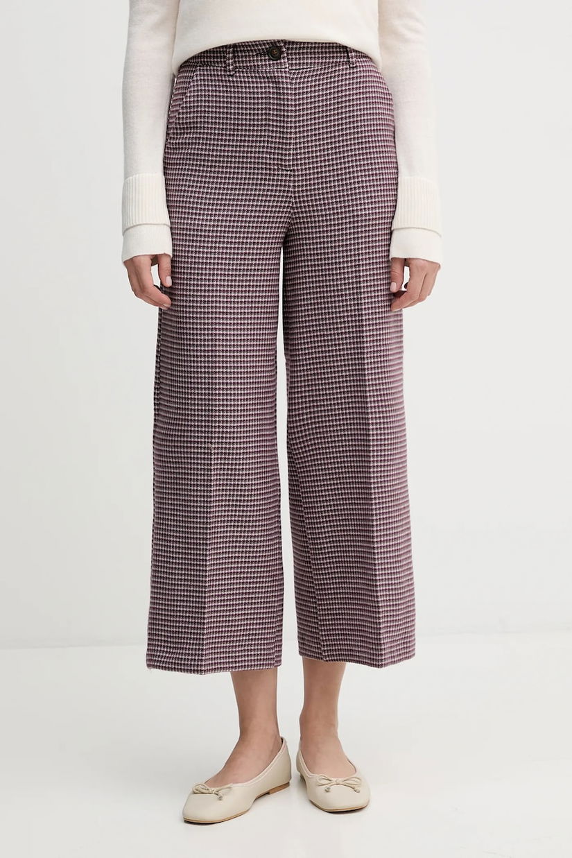 United Colors of Benetton pantaloni fason culottes, high waist, 44BWDF0AA