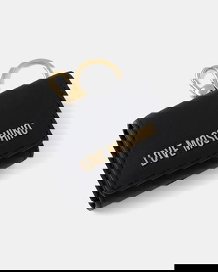 Love Moschino husa airpods culoarea negru, JC5683PP0NKD0000