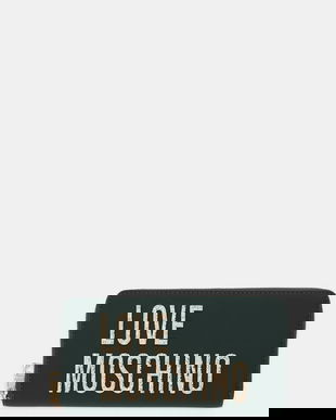 Love Moschino portofel culoarea verde, JC5692PP0NKD085A