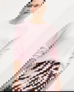 Marc Aurel pulover din amestec de lână culoarea roz, 8050-8001-82091