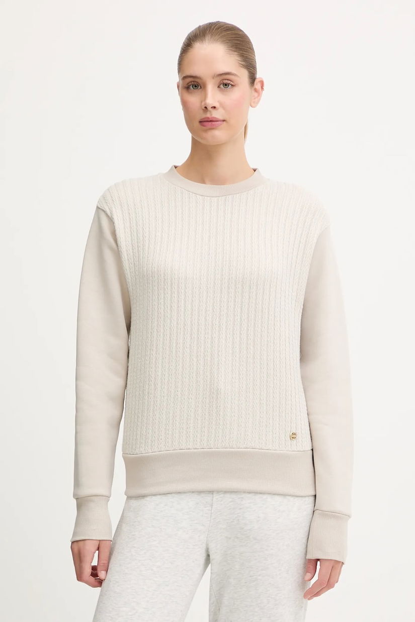 Colmar bluză culoarea bej, uni, 9265R.9ZX