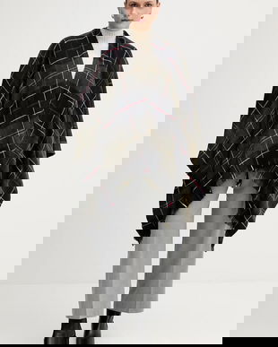 Barbour poncho culoarea verde, LSC0184