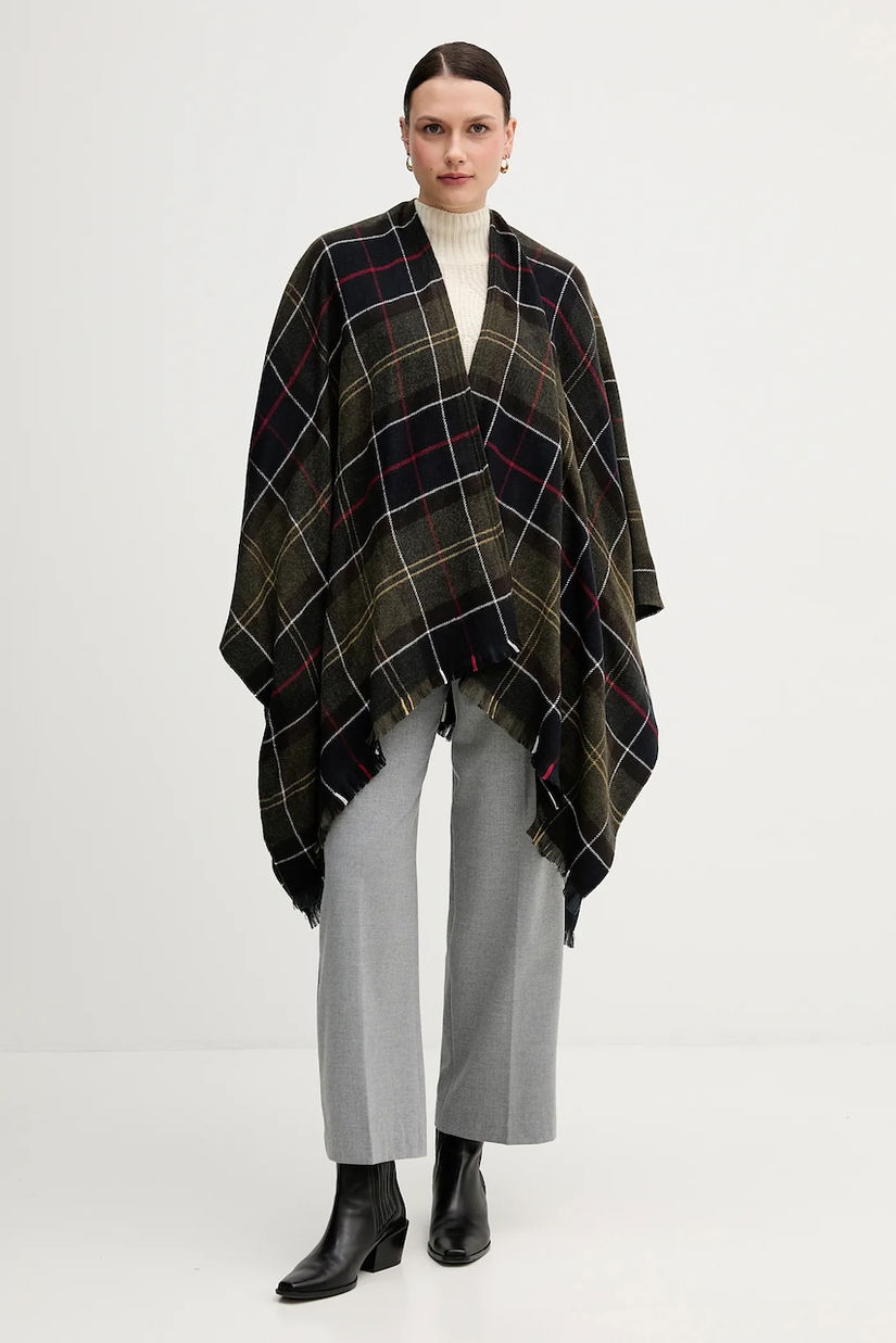 Barbour poncho culoarea verde, LSC0184