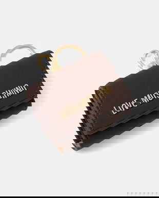 Love Moschino husa airpods culoarea maro, JC5683PP0NKD0313