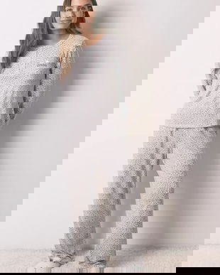 women'secret pijama culoarea gri, 3132167