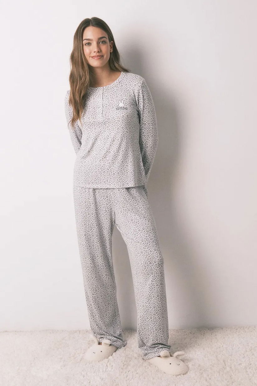 women'secret pijama culoarea gri, 3132167