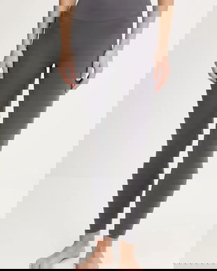 JOYINME jambiere de yoga Shape Ease culoarea gri, uni, Shape.Ease