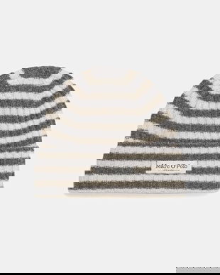 Marc O'Polo căciulă de lână culoarea bej, 600605401005