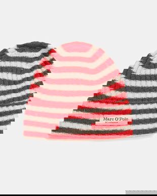 Marc O'Polo căciulă de lână culoarea roșu, 600605401005