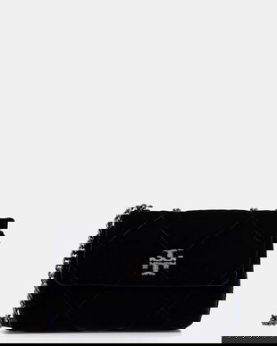 Tory Burch poșetă Kira Diamond culoarea bleumarin, 177517-430