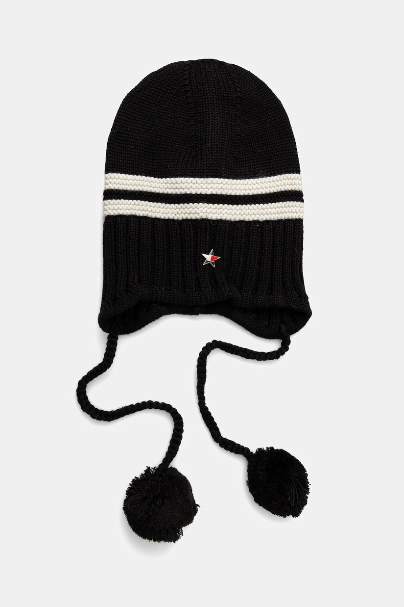 Tommy Jeans pălărie din amestec de lână culoarea negru, AW0AW18311