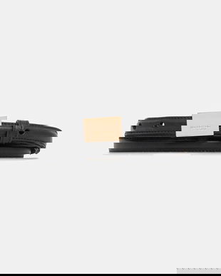 Marc O'Polo curea de piele culoarea negru, 5000009099