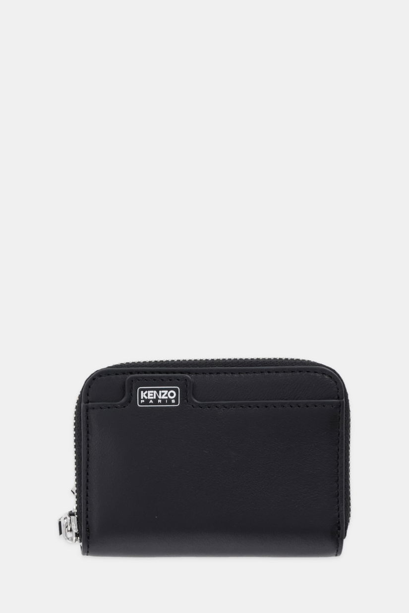 Kenzo husa de chei din piele culoarea negru, FF68PM816L40