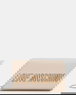 Love Moschino poșetă culoarea bej, JC4103PP0NKD0110