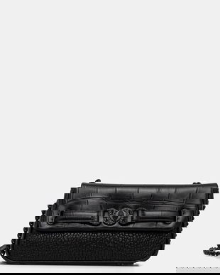 Kurt Geiger London poșetă de piele culoarea negru, 5049400019