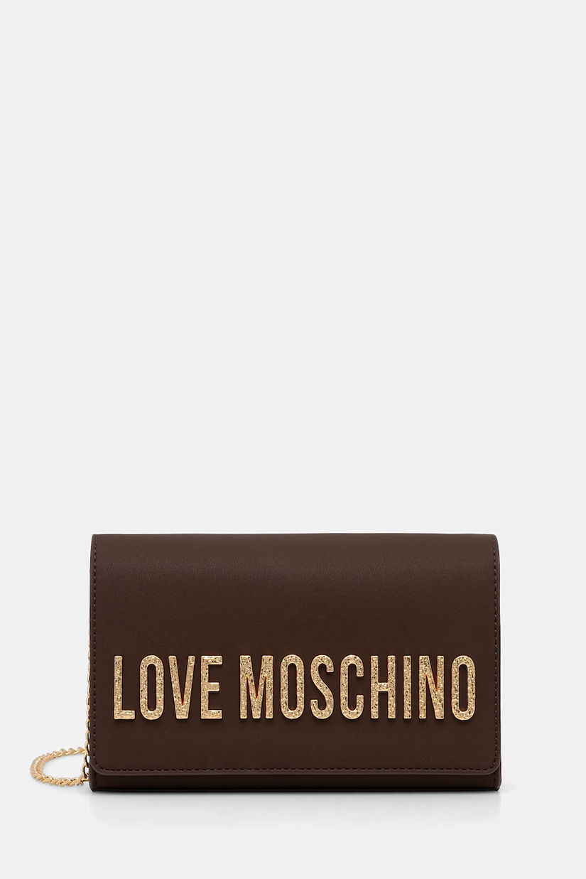 Love Moschino poșetă culoarea maro, JC4121PP0NKD031A