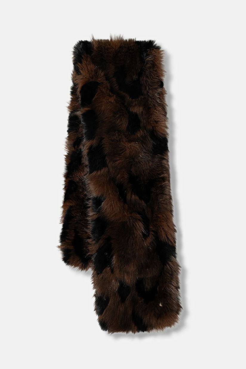 Kurt Geiger London fular culoarea maro, cu imprimeu, 9433630609