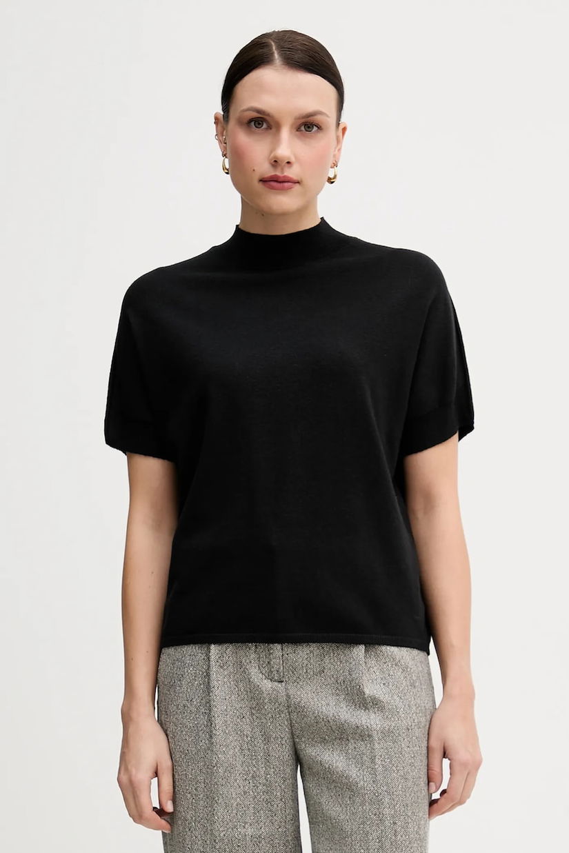 Marc Aurel pulover culoarea negru, light, cu turtleneck, 8067-8000-82107