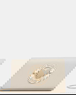 Love Moschino poșetă culoarea bej, JC4368PP0NKG0110