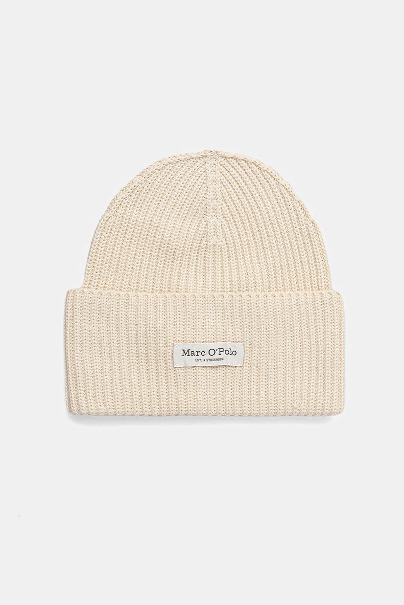 Marc O'Polo căciulă culoarea bej, 600605901141