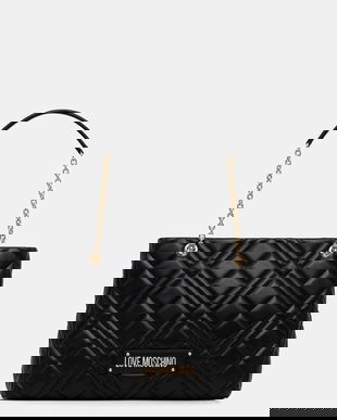 Love Moschino poșetă culoarea negru, JC4145PP0NLA0000