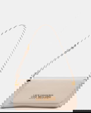 Love Moschino poșetă culoarea bej, JC4058PP0NLO0110