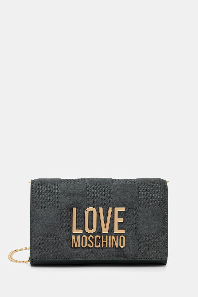 Love Moschino poșetă culoarea verde, JC4127PP0NKB185A