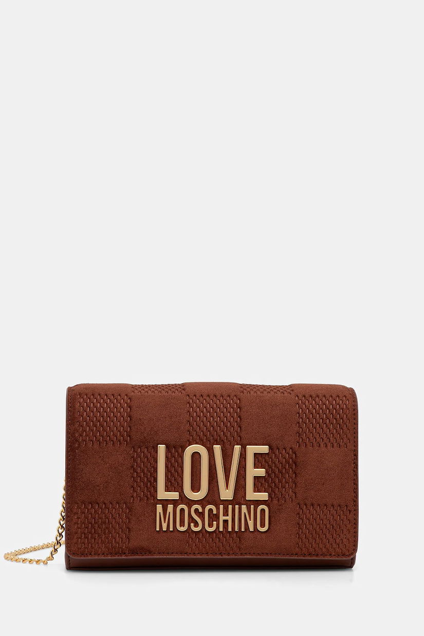 Love Moschino poșetă culoarea maro, JC4127PP0NKB120A