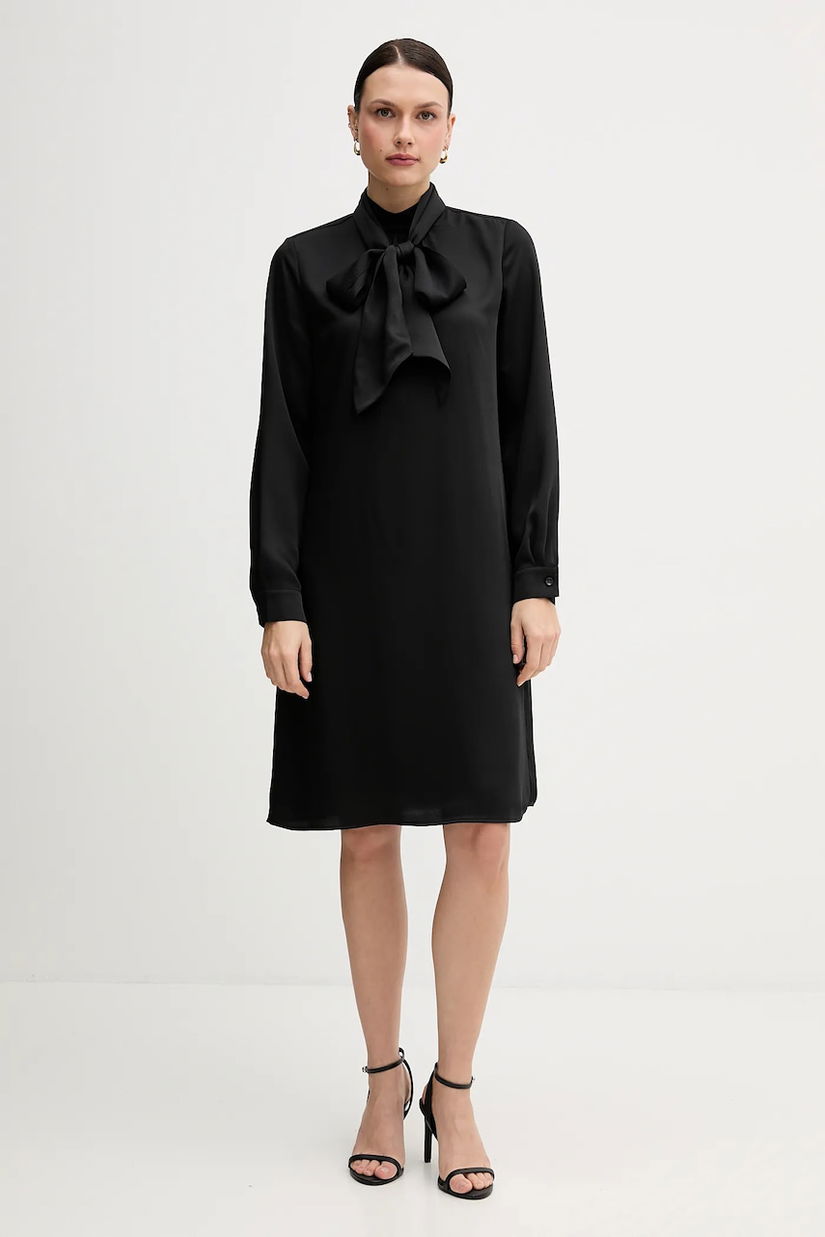 Marc Aurel rochie culoarea negru, mini, drept, 6584-2010-93474