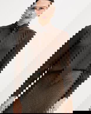 Pedro del Hierro cămașă culoarea maro, regular, 6632015