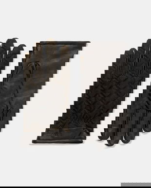 Barbour mănuși culoarea maro, MGL0097