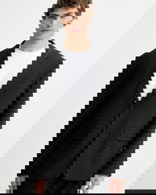 Filippa K jachetă cu lână culoarea negru, 31998