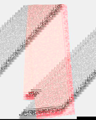 Marc O'Polo șal culoarea roz, cu imprimeu, 600802502045