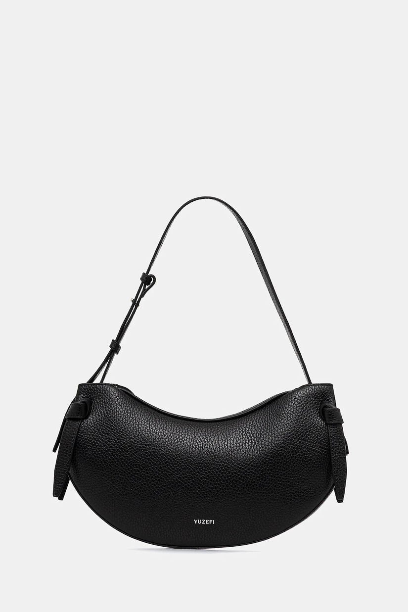 Yuzefi poșetă de piele FORTUNE COOKIE culoarea negru, YUZCO-HB-FC-L034