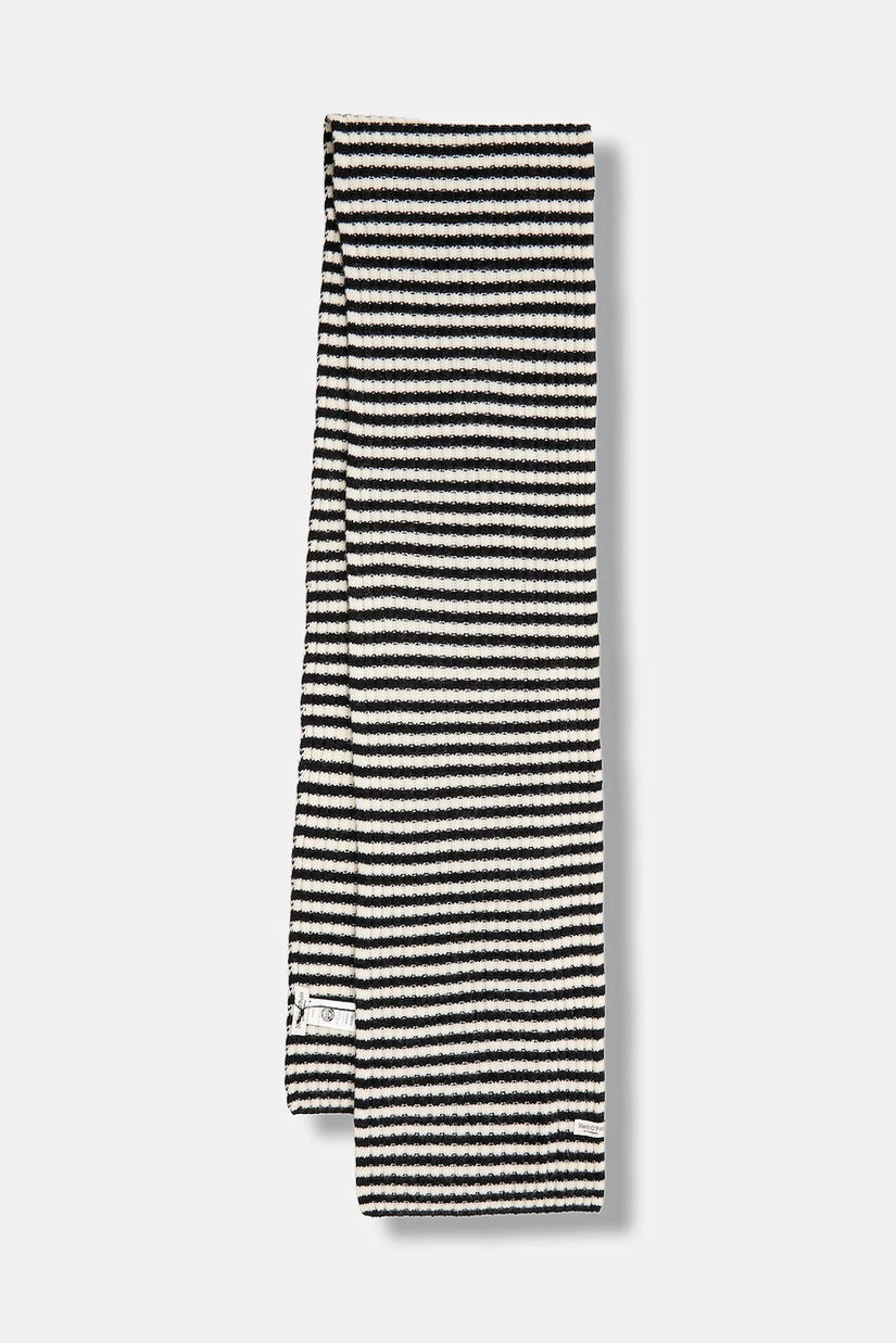 Marc O'Polo eșarfă de lână culoarea bleumarin, cu imprimeu, 600605402123