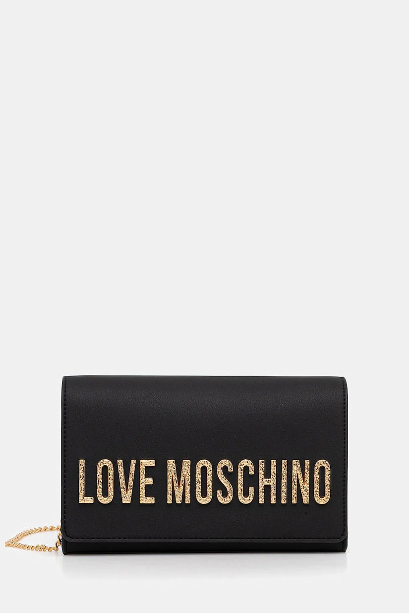Love Moschino poșetă culoarea negru, JC4121PP0NKD000A