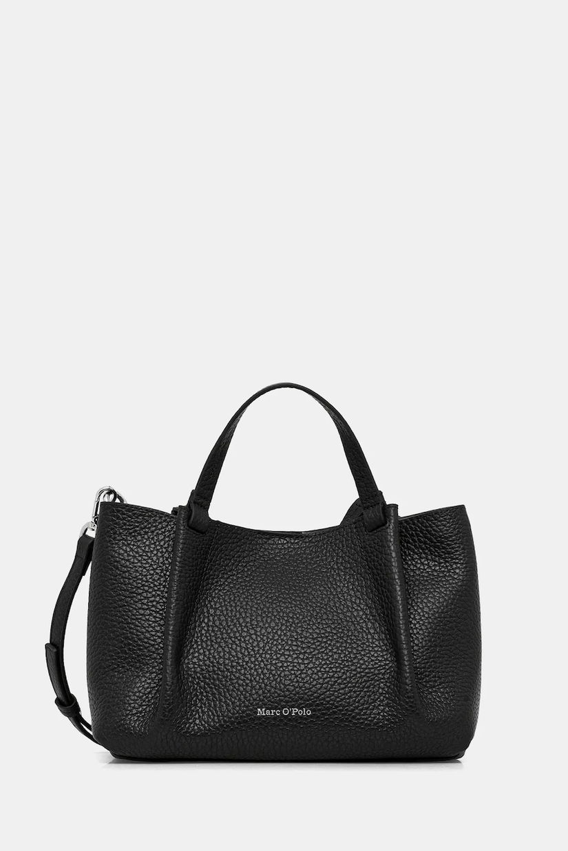 Marc O'Polo poșetă de piele culoarea negru, 5000009283