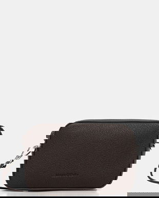 Marc O'Polo poșetă de piele culoarea maro, 5000009087