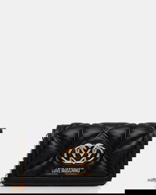 Love Moschino poșetă culoarea negru, JC5640PP0NLC0000