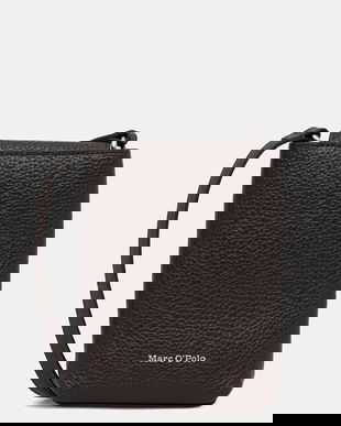 Marc O'Polo poșetă de piele culoarea maro, 5000009285